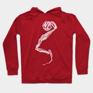 Pink Sketchy Snake Hoodie